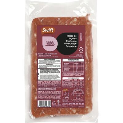 Manta de Linguiça Swift Congelada Recheada 650g