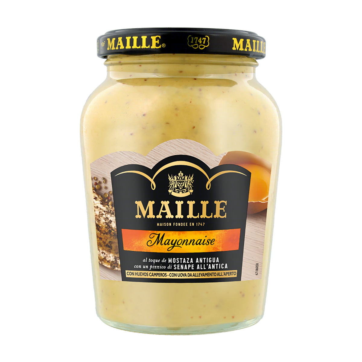 Maionese Dijon em Grãos Maille Vidro 320g