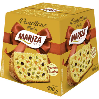 Panettone Mariza Frutas Cristalizadas 400g