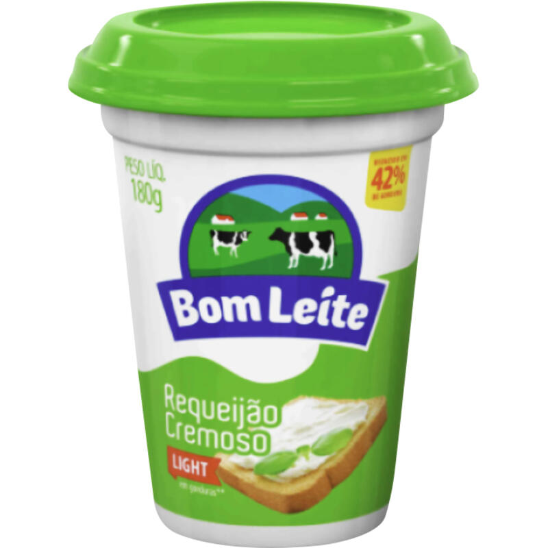 Requeijão Bom Leite Light 180g