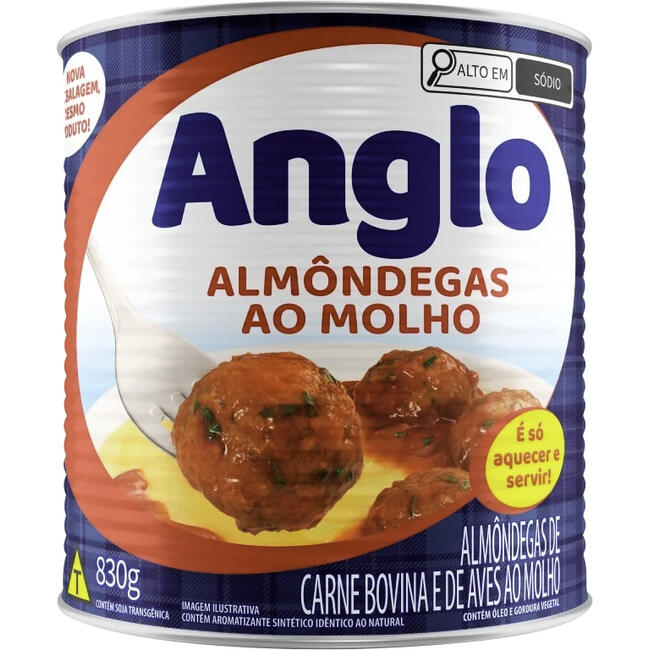 Almôndega Mista Anglo Ao molho 830g