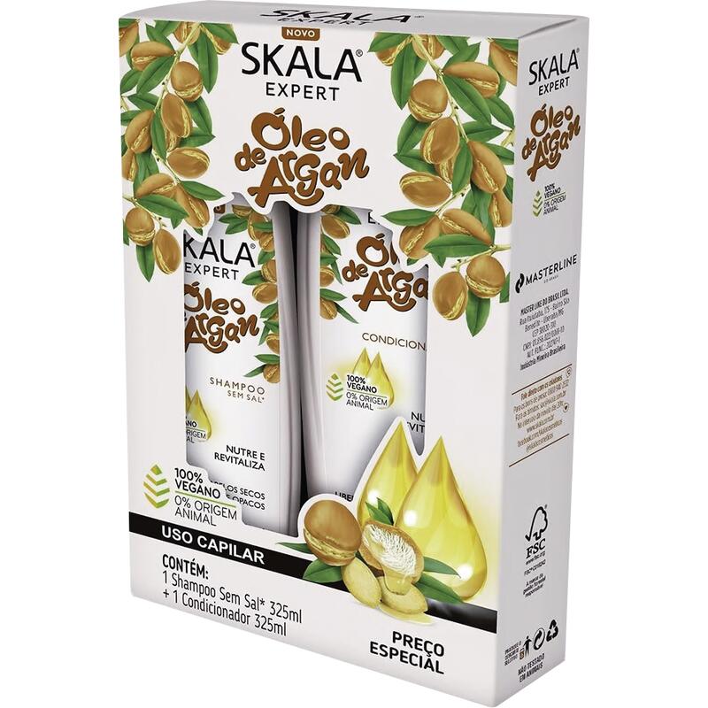Kit Skala Shampoo + Condicionador Óleo de Argan
