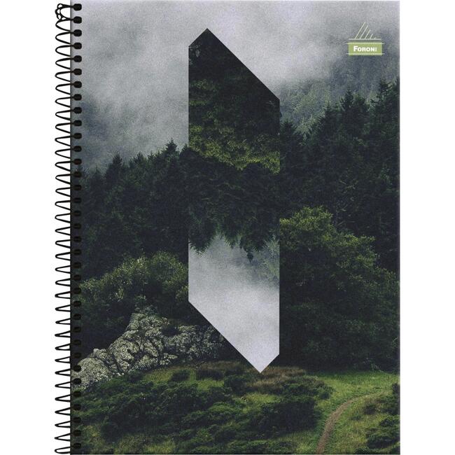 Caderno Foroni 4 Elementos 200 folhas un