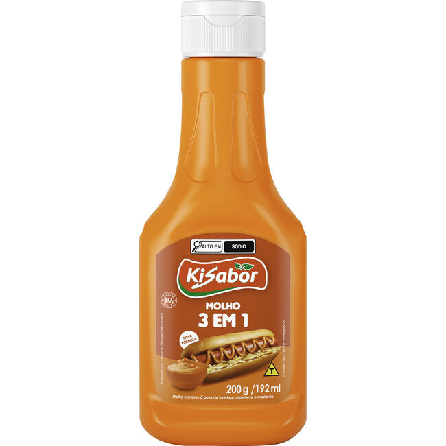 Molho 3 em 1 Kisabor 200g