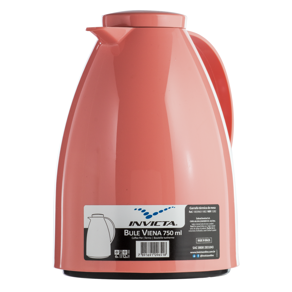 Garrafa Térmica de Mesa Bule Viena 750ml Invicta