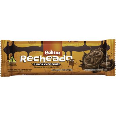 Biscoito Recheado Belma Chocolate 55g