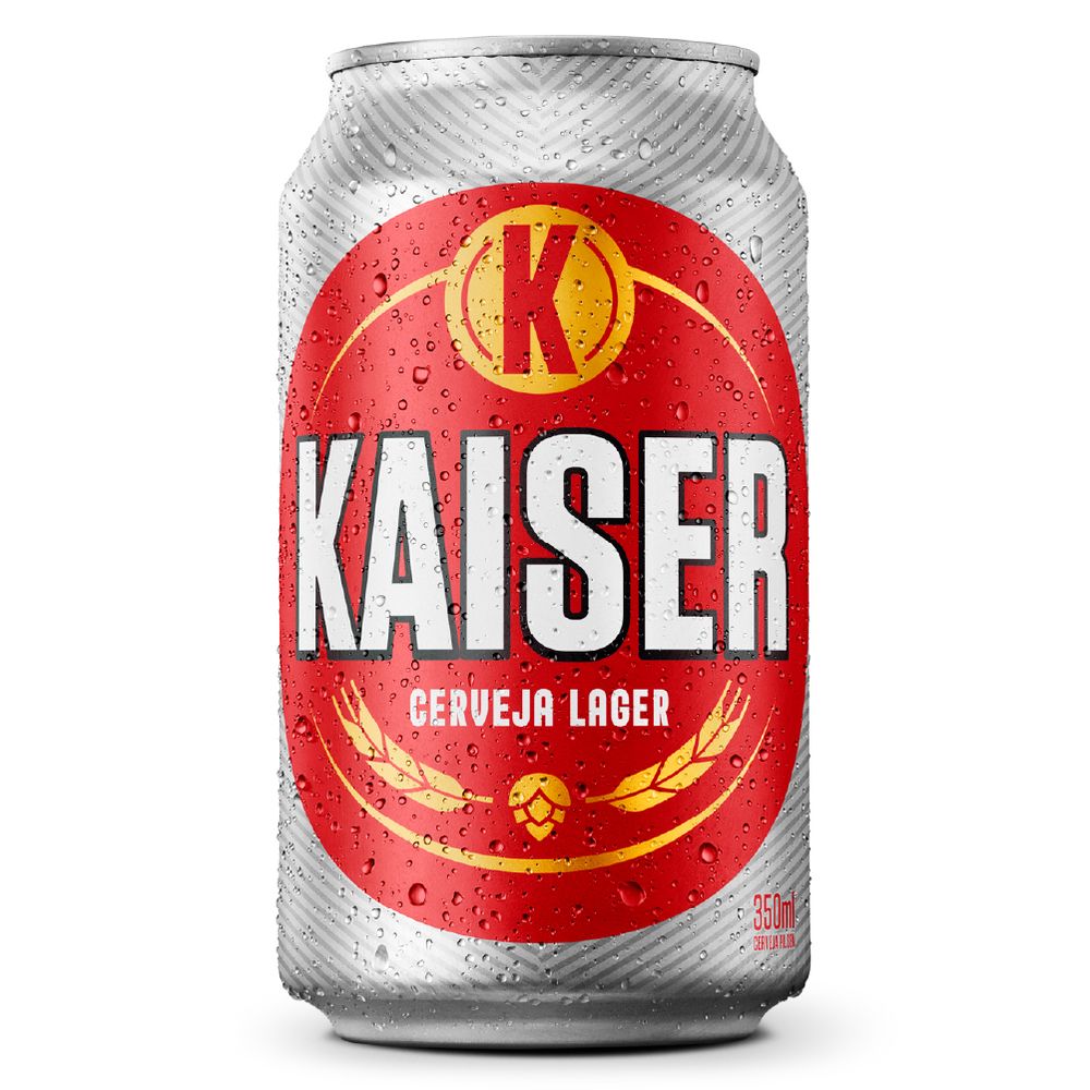 Cerveja KAISER  Pilsen Lata 350ml
