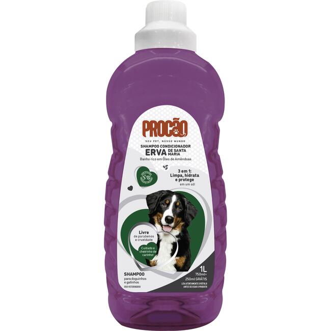 Shampoo e Condicionador Procão Erva de Santa Maria 1L