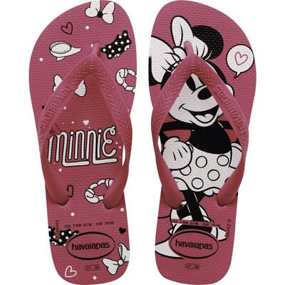 Sandália Disney Havaianas 25/26 Pink Par