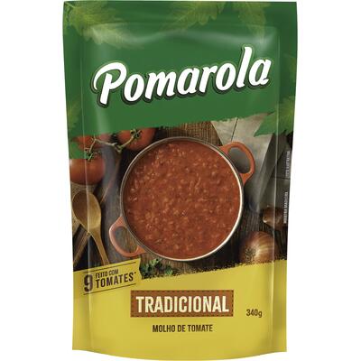 Molho de Tomate Pomarola Tradicional 340g