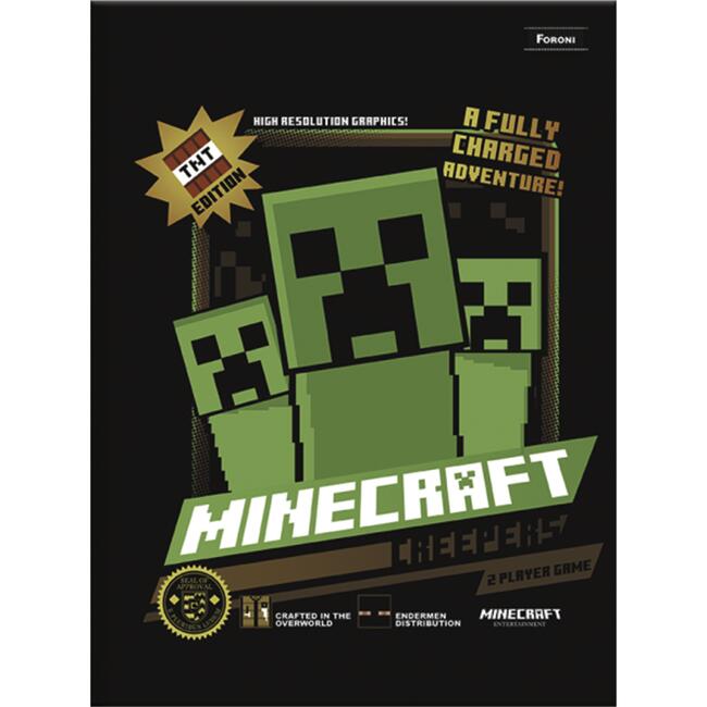 Caderno Costurado Minecraft Foroni 96 folhas un