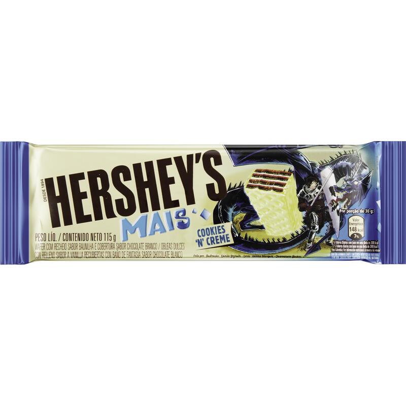 Biscoito Wafer Hershey's Mais Cookies 115g
