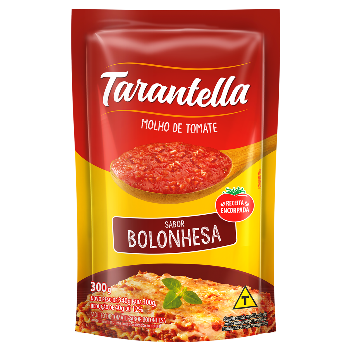 Molho de Tomate Bolonhesa Tarantella Sachê 300g