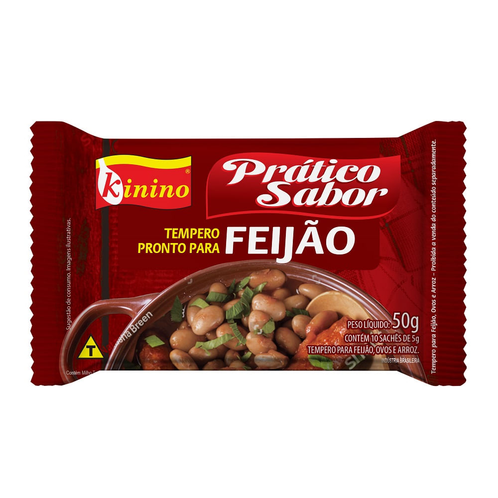 Tempero Kinino Prático Para Feijão, Ovos e Arroz 50g