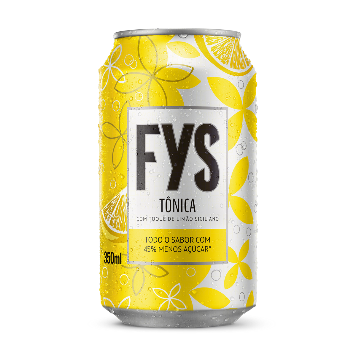 Água Tônica com toque de Limão Siciliano FYs Lata 350ml