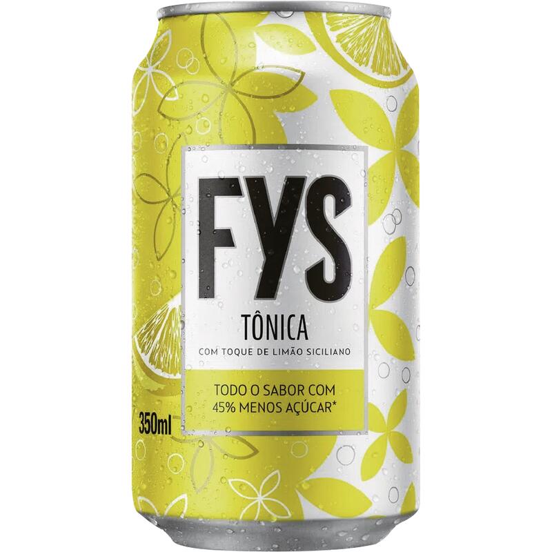 Água Tônica com toque de Limão Siciliano FYs Lata 350ml