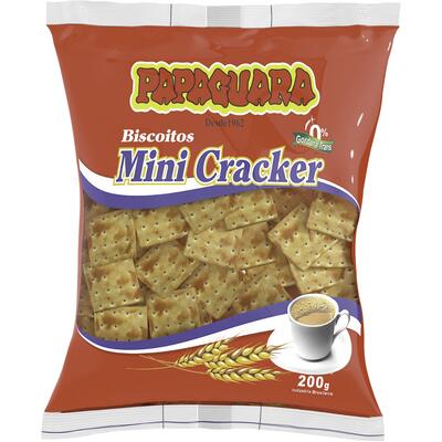 Biscoito Papaguara Mini cracker 200g