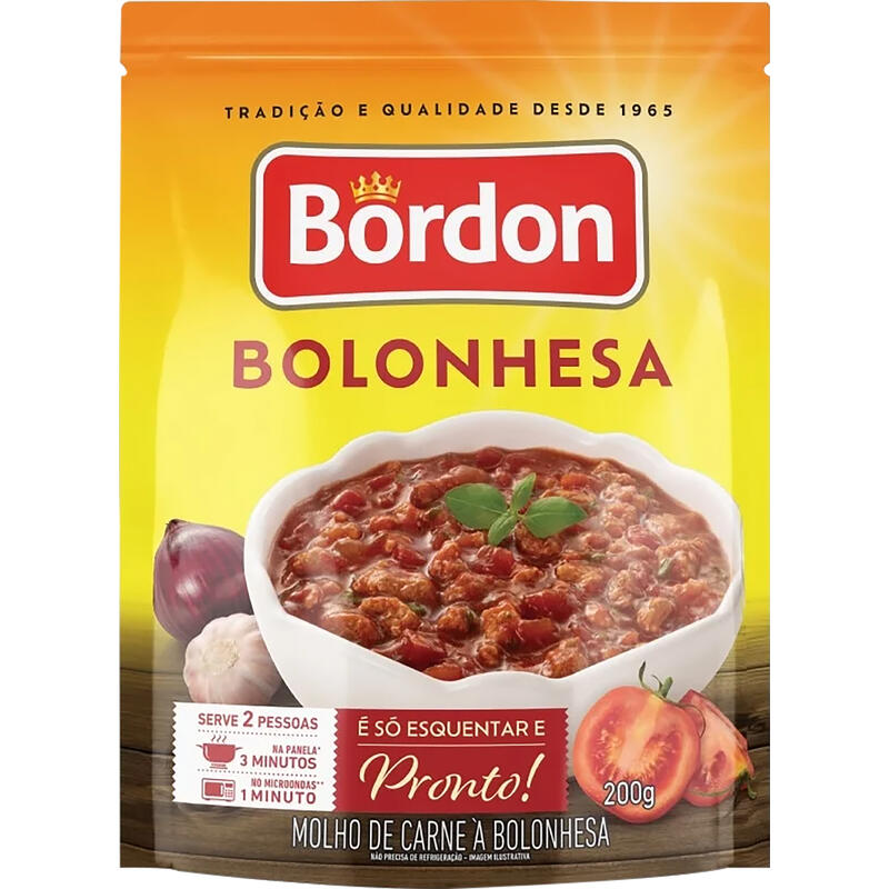 Carne Bovina Moída Bordon Bolonhesa 200g