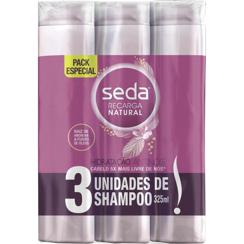 Kit Shampoo Seda Antinós 3x325ml