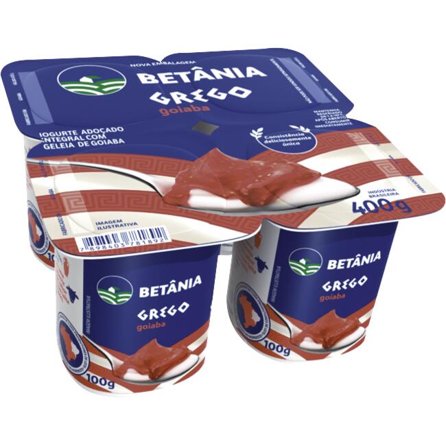 Iogurte Betânia Grego Goiaba 400g