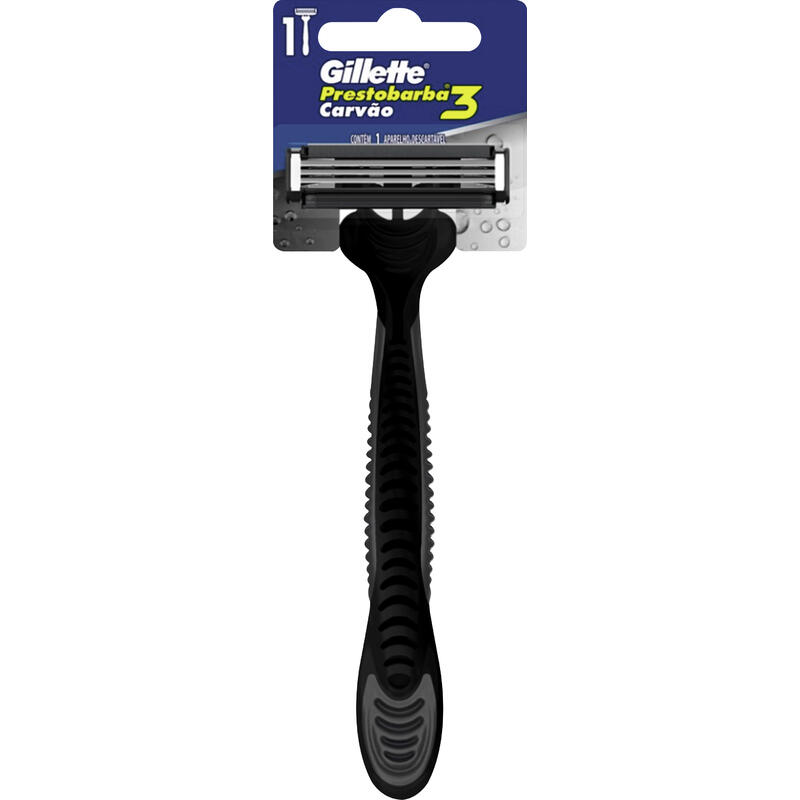 Aparelho de Barbear Gillette Prestobarba 3 Carvão un