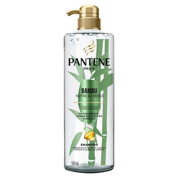 Shampoo Pantene 510ml - Bambu