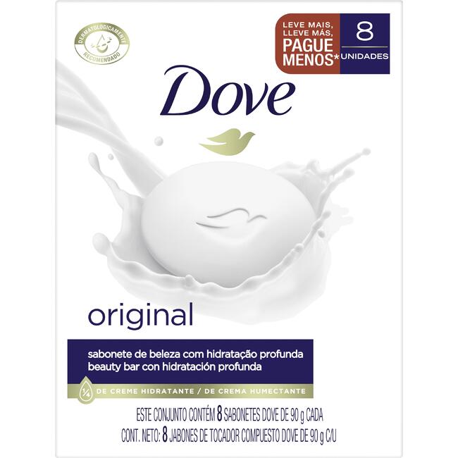 Sabonete Dove Branco 8x90g