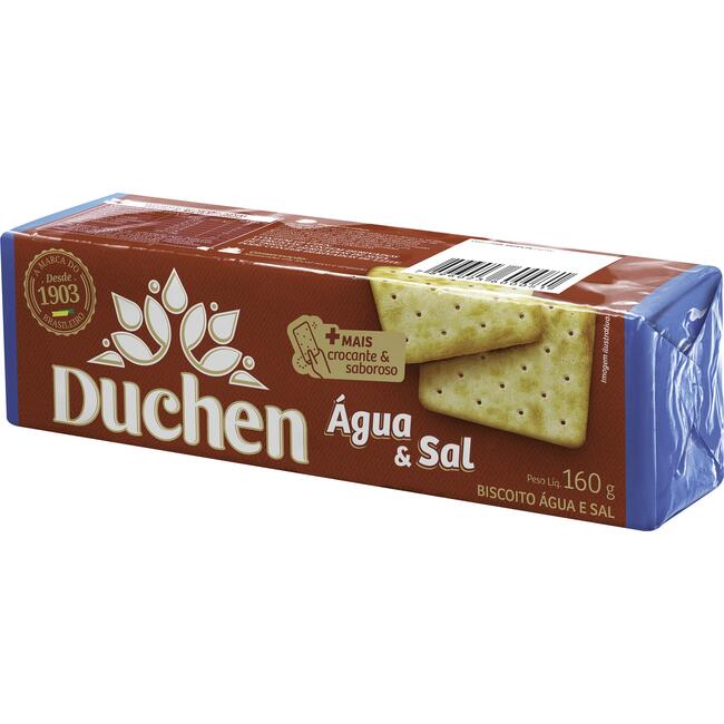 Biscoito Duchen Água e Sal 160g