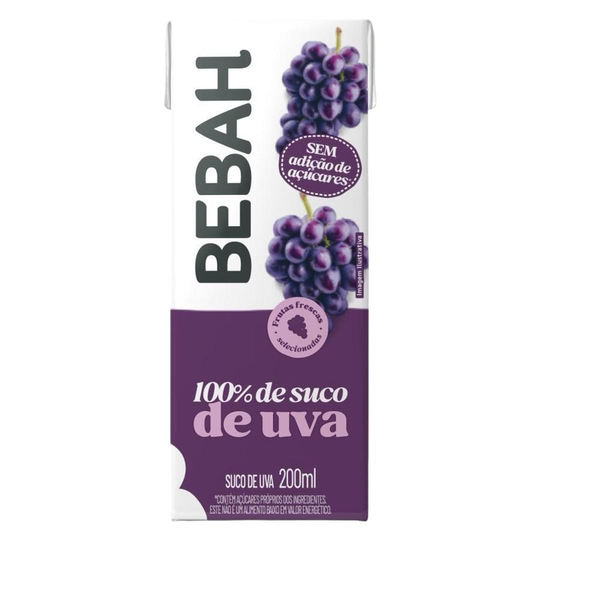 Suco Bebah 200ml - Uva - TP