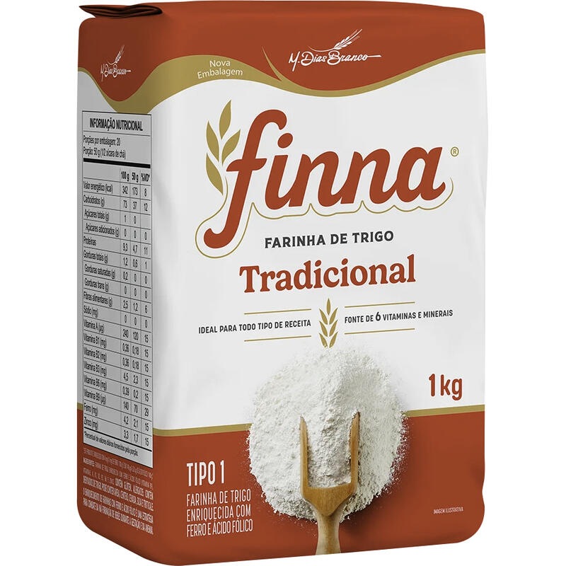 Farinha de Trigo Finna Tipo 1 1kg