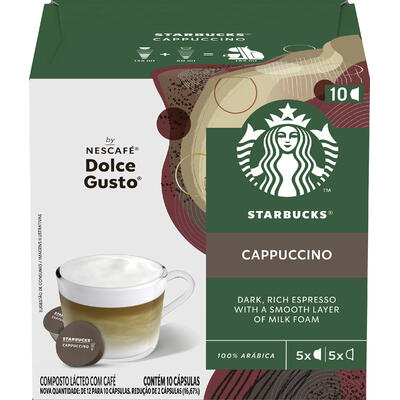 Starbucks®  Cappuccino By Nescafé® Dolce Gusto® - 10 Cápsulas