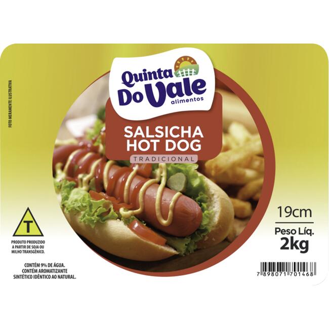 Salsicha Quinta do Vale 19cm Resfriada 2kg