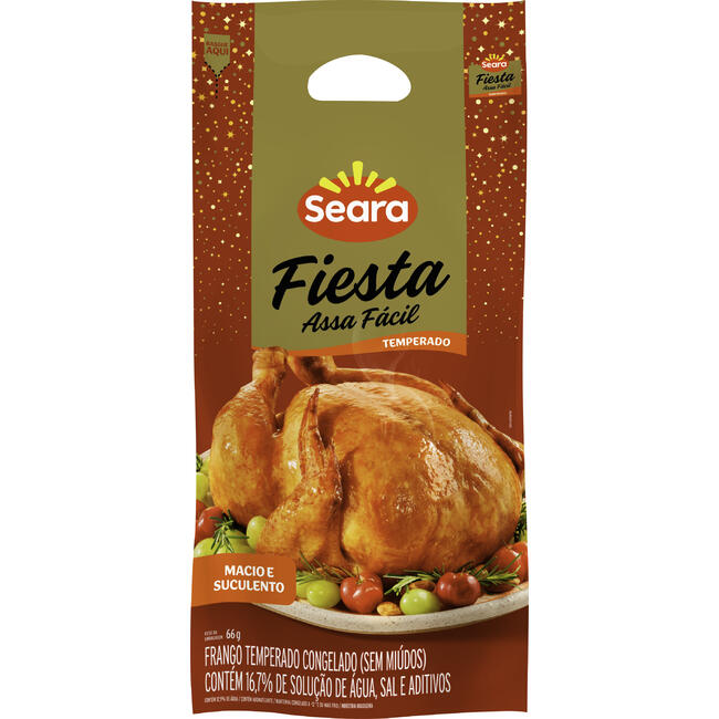 Fiesta Assa Fácil Seara Cong Temp Preço por quilo no pacote