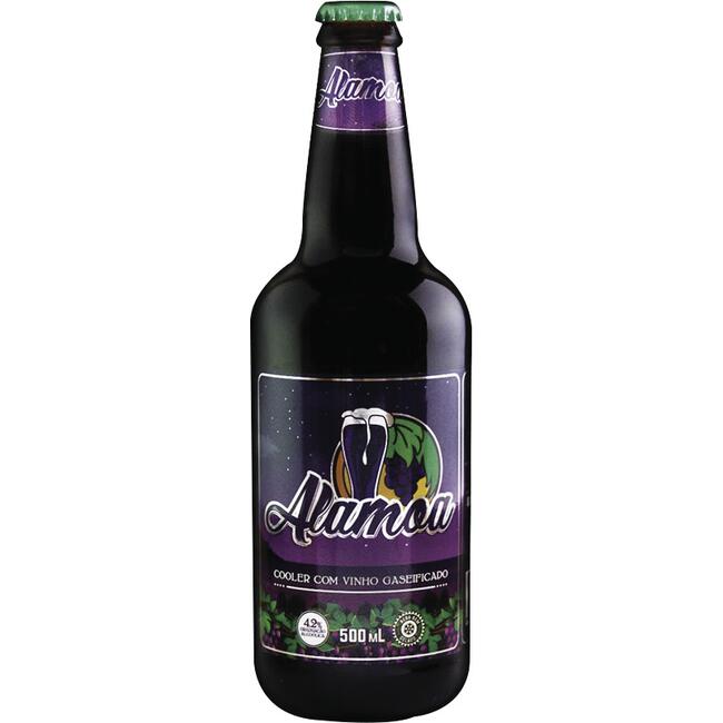 Bebida Cooler com Vinho Alamoa Gaseificado 500ml
