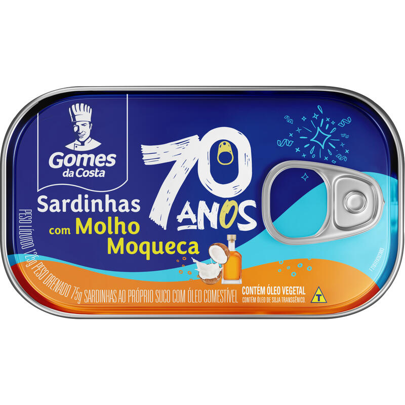 Sardinha Gomes da Costa Molho de Moqueca 75g