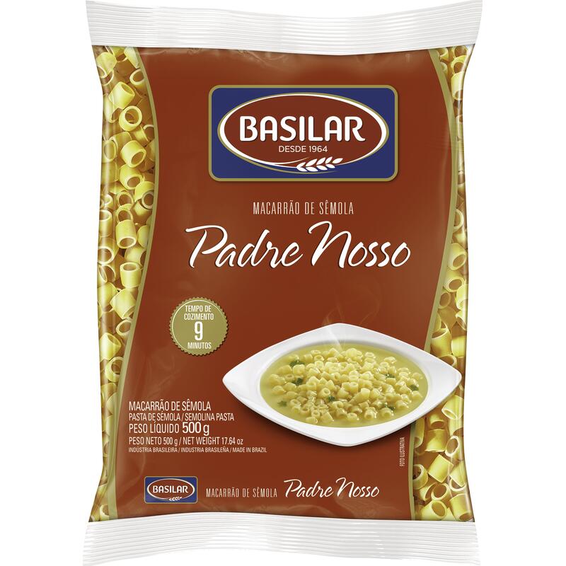 Macarrão de Semola Basilar Padre Nosso 500g