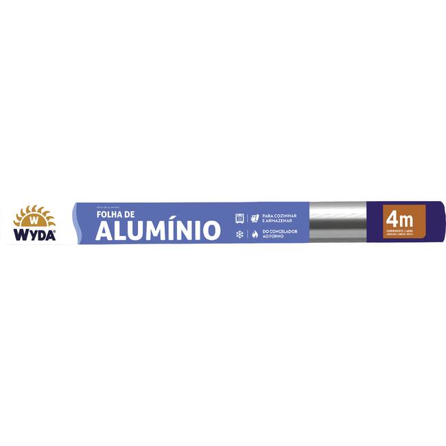 Papel Alumínio Wyda 45x4m Unidade