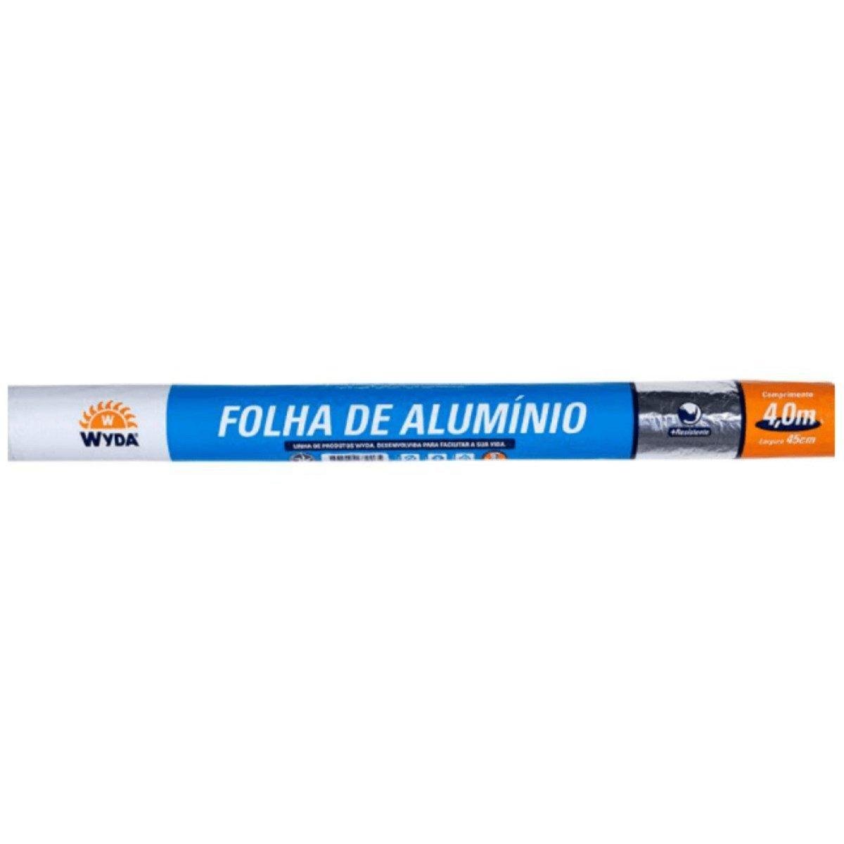 Papel Alumínio Wyda 45x4m Unidade