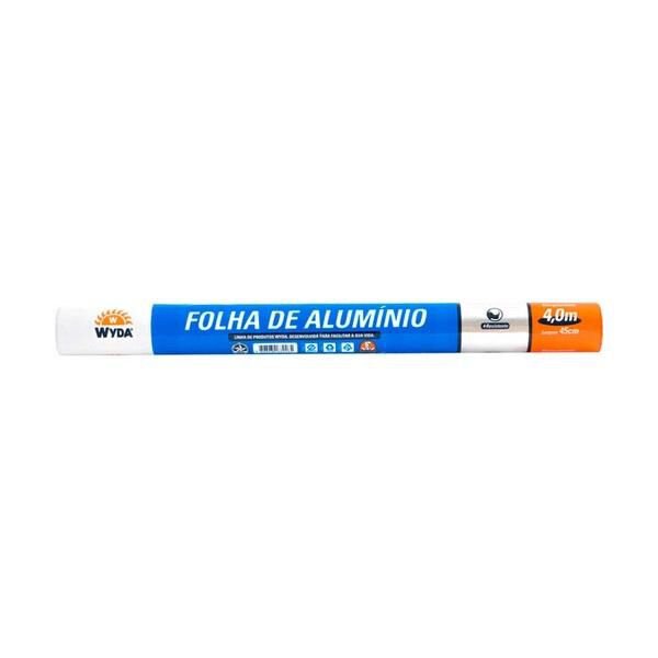 Papel Alumínio Wyda 45x4m Unidade