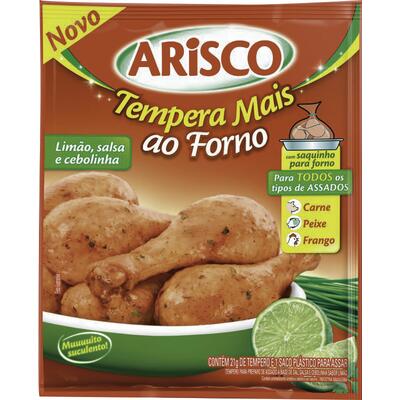 Tempero ao Forno Arisco Limão 21g