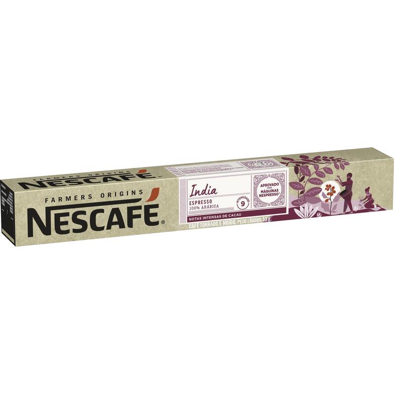 Café em Cápsulas Nescafé India 10x5,3g