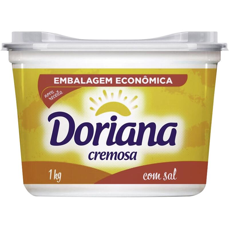 Margarina Doriana 1kg - Tradicional - Com Sal