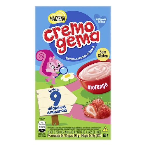 Cremogema Morango 180g
