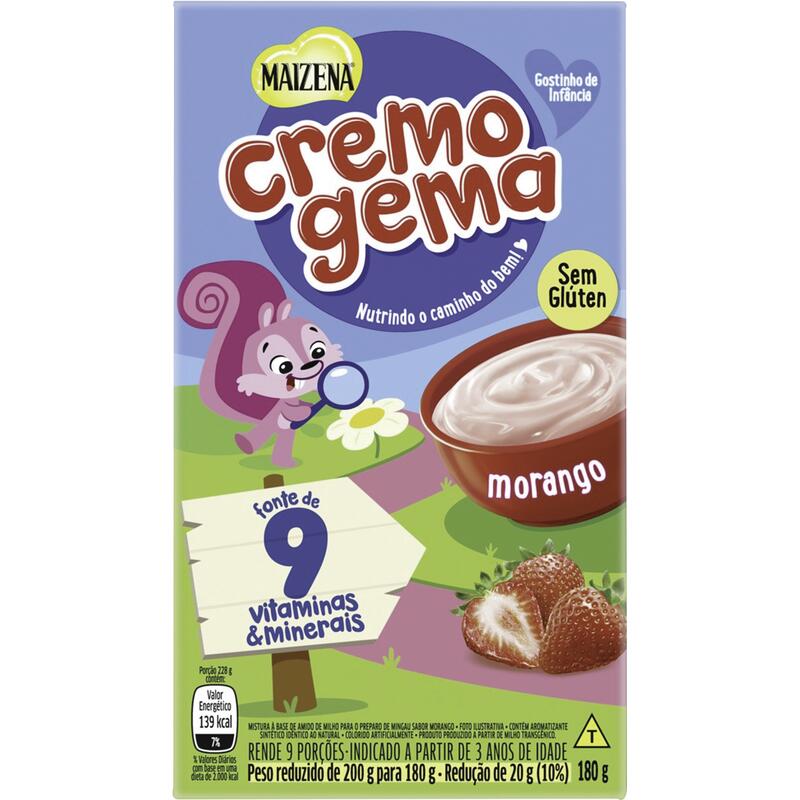Cremogema Morango 180g