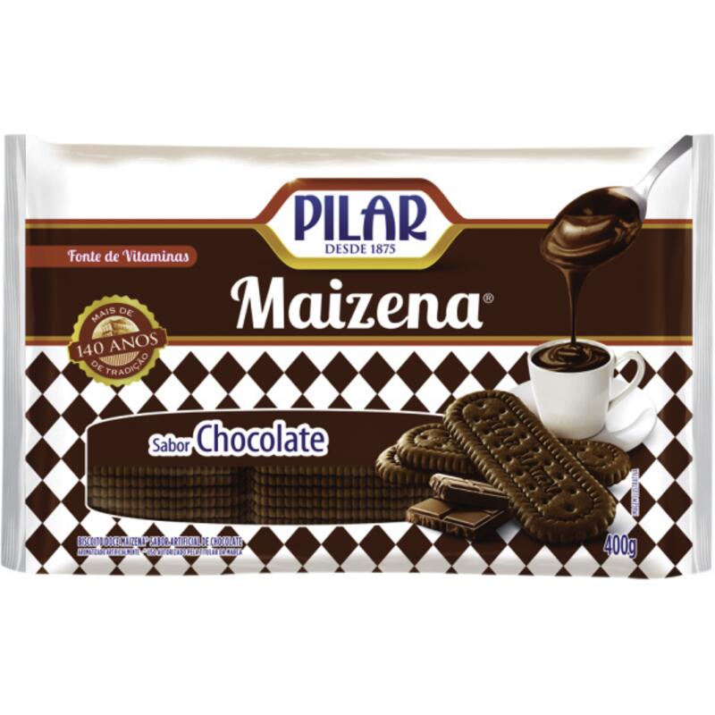 Biscoito Pilar Maizena Chocolate 400g