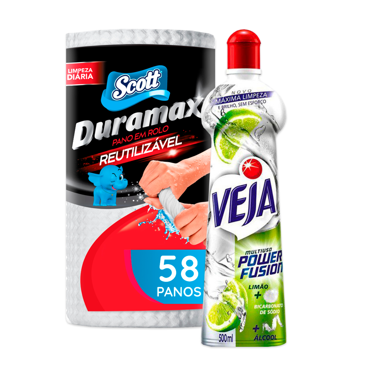 Kit Duramax + Veja Power Fusion Limão