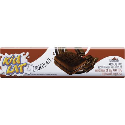 Biscoito Recheado KidLat Chocolate 137g