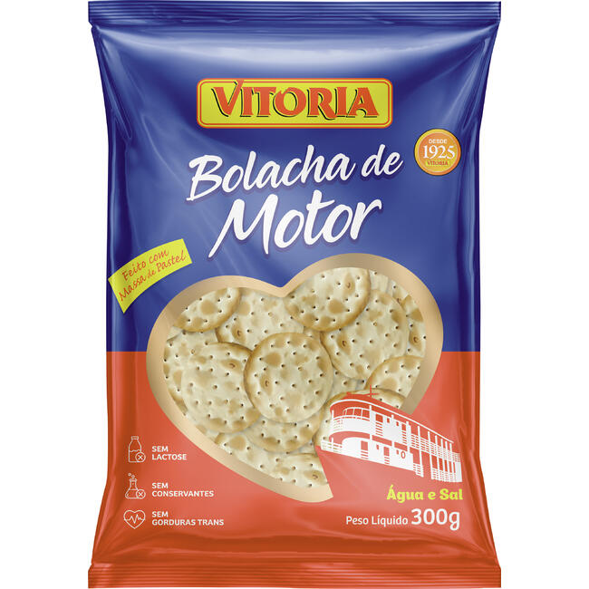 Biscoito de Motor Vitória Água e Sal 300g