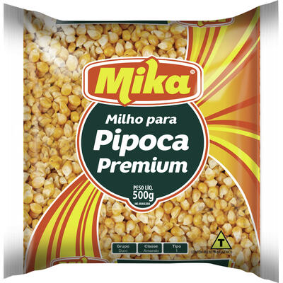 Milho para Pipoca Mika Premium 500g
