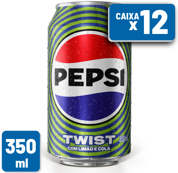Refrigerante Pepsi Twist Lata 350ml Caixa c/ 12 un
